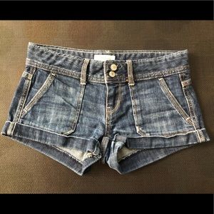 Denim shorts